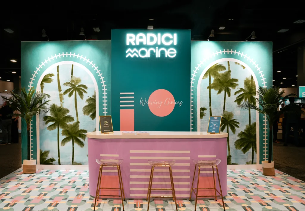 Booth Miami 421 Radici Marine Cruise Ship America